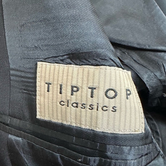 Tip Top Size L Classic Black Men's Blazer - Picture 7 of 8